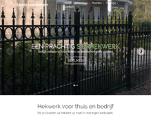 Tablet Screenshot of classic-hekwerken.nl